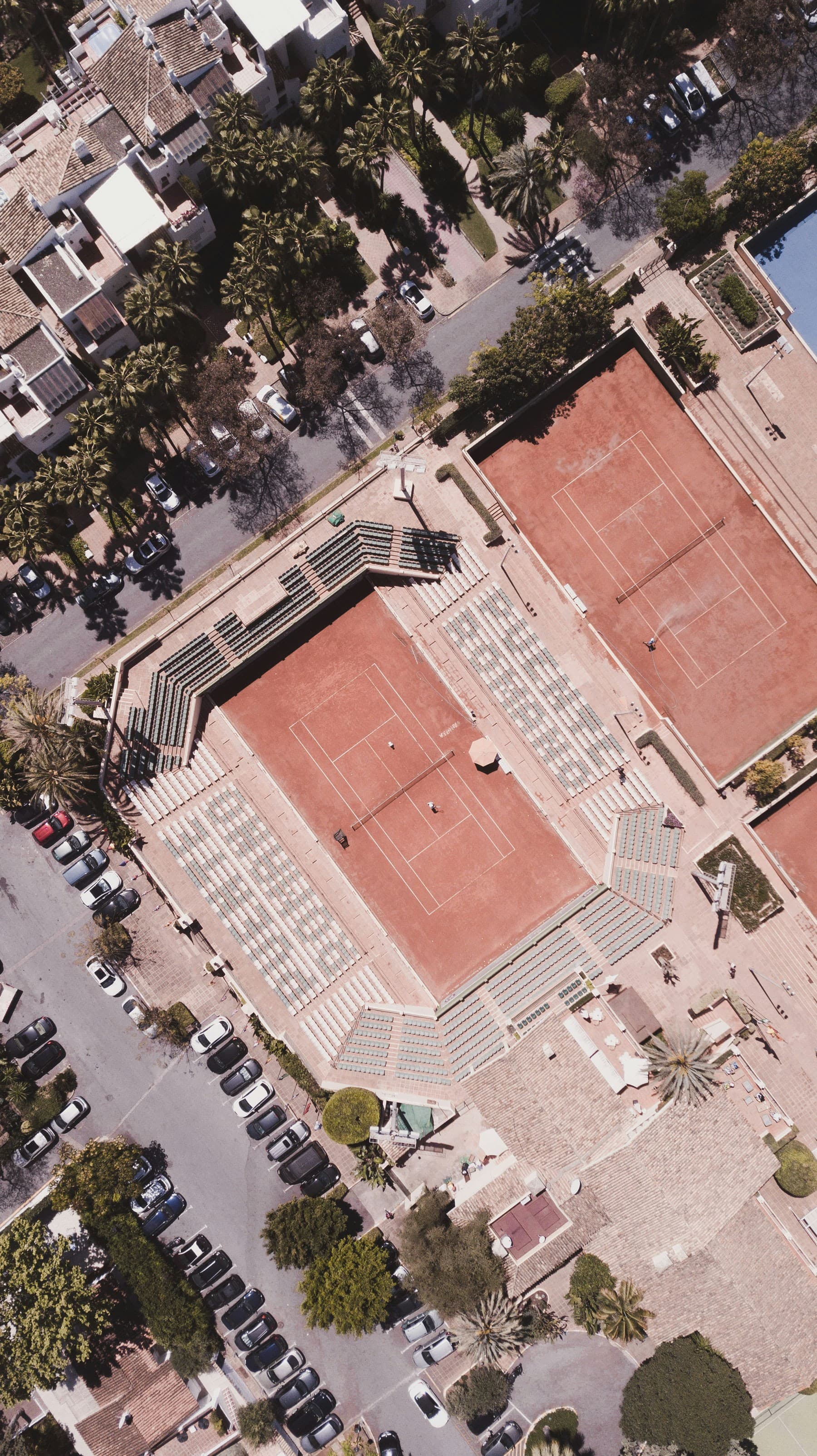 Tennis Court Background
